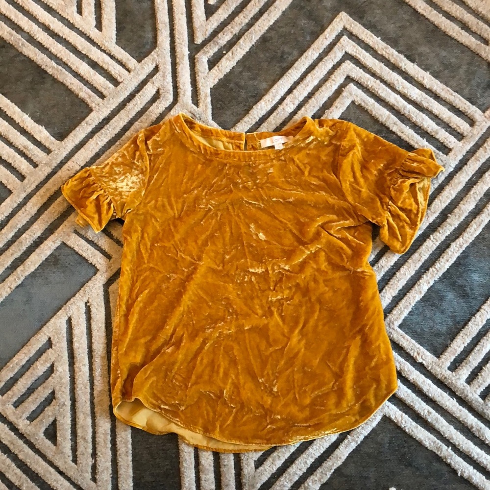 Velvet top